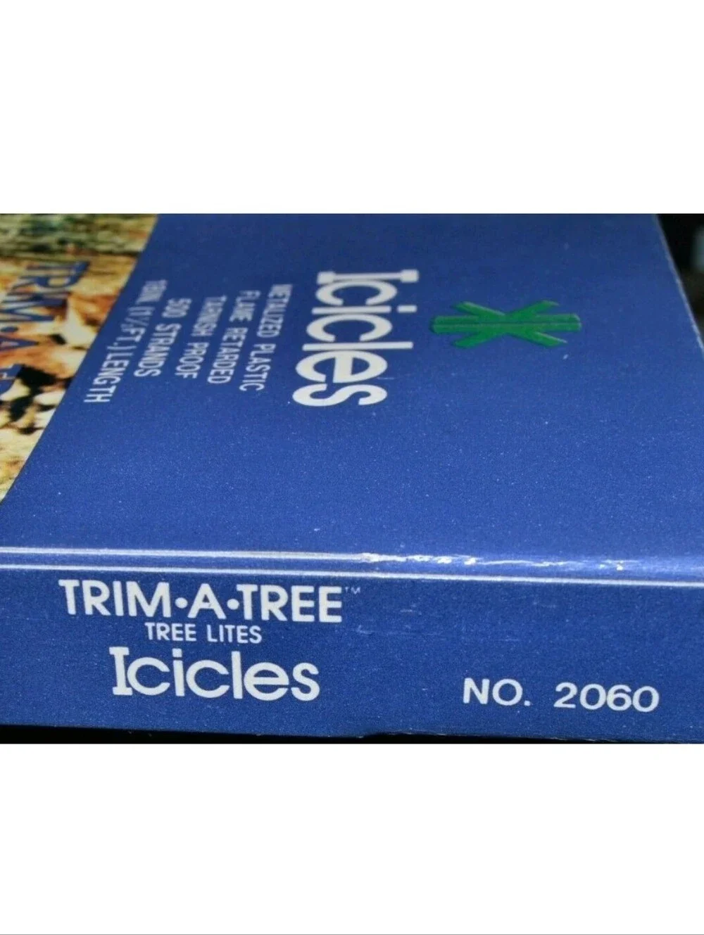 Tinsel SILVER Foil Icicles 4 Boxes NEW NOS Vintage Christmas Tree Decoration 18
